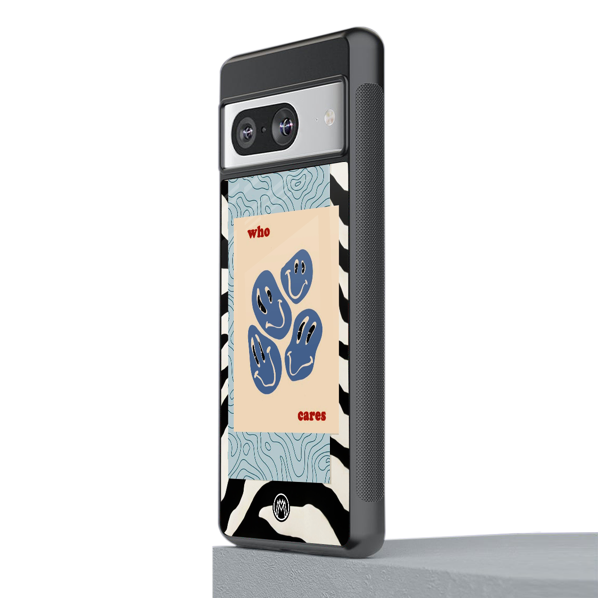 who cares back phone cover | glass case for Google Pixel 8