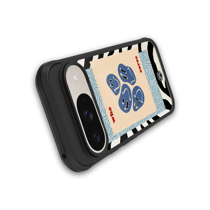 who cares back phone cover | glass case for google pixel 9