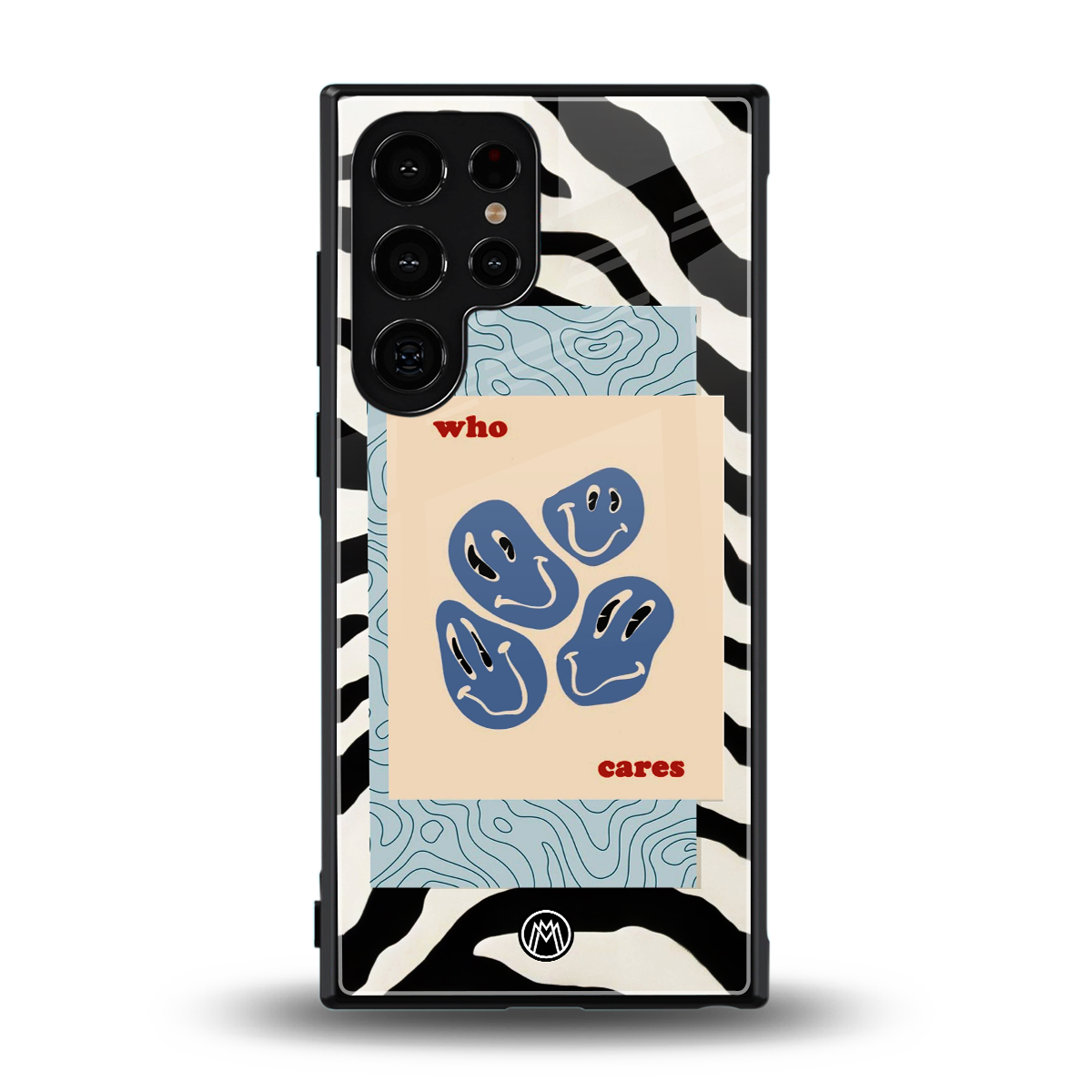 who cares back phone cover | glass case for samsung galaxy s24 ultra