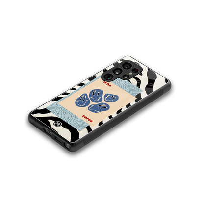 who cares back phone cover | glass case for samsung galaxy s25 ultra