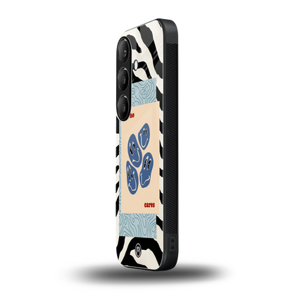 who cares back phone cover | glass case for samsung galaxy s23