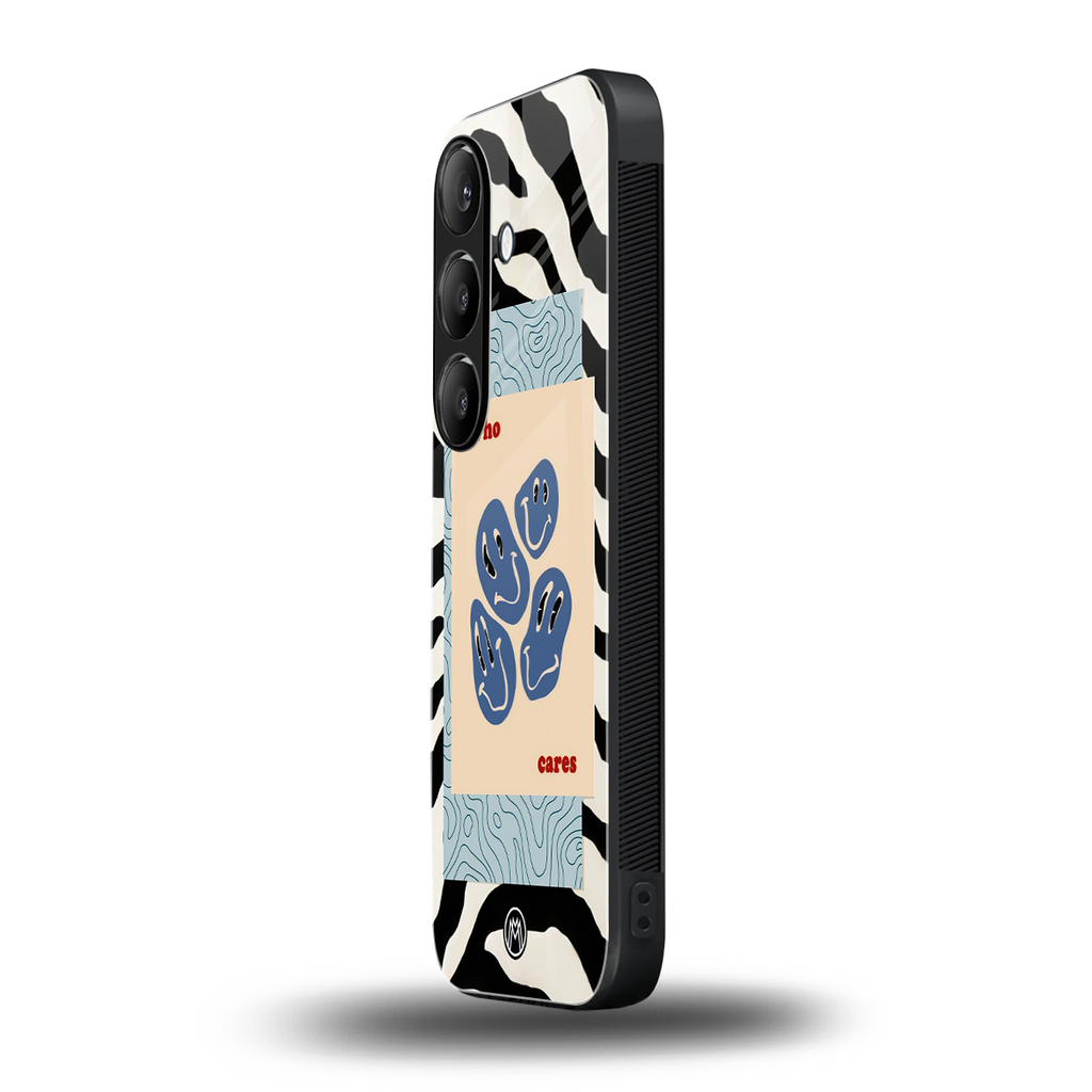 who cares back phone cover | glass case for samsung galaxy s24 fe