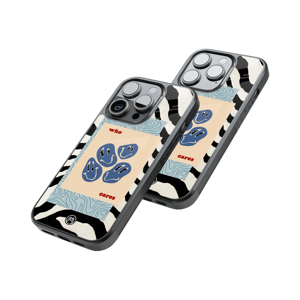 Protective Glass Back Phone Case Compatible with iPhone, Samsung, OnePlus, Pixel & More