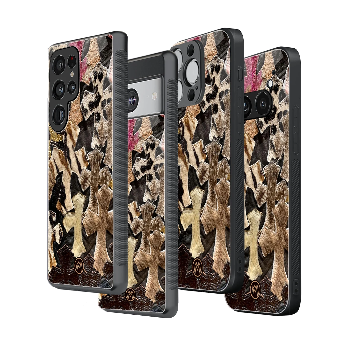 Stylish Glass Back Case for All Smartphones iPhone, Samsung, OnePlus, Pixel, Redmi, Oppo, Vivo, Motorola
