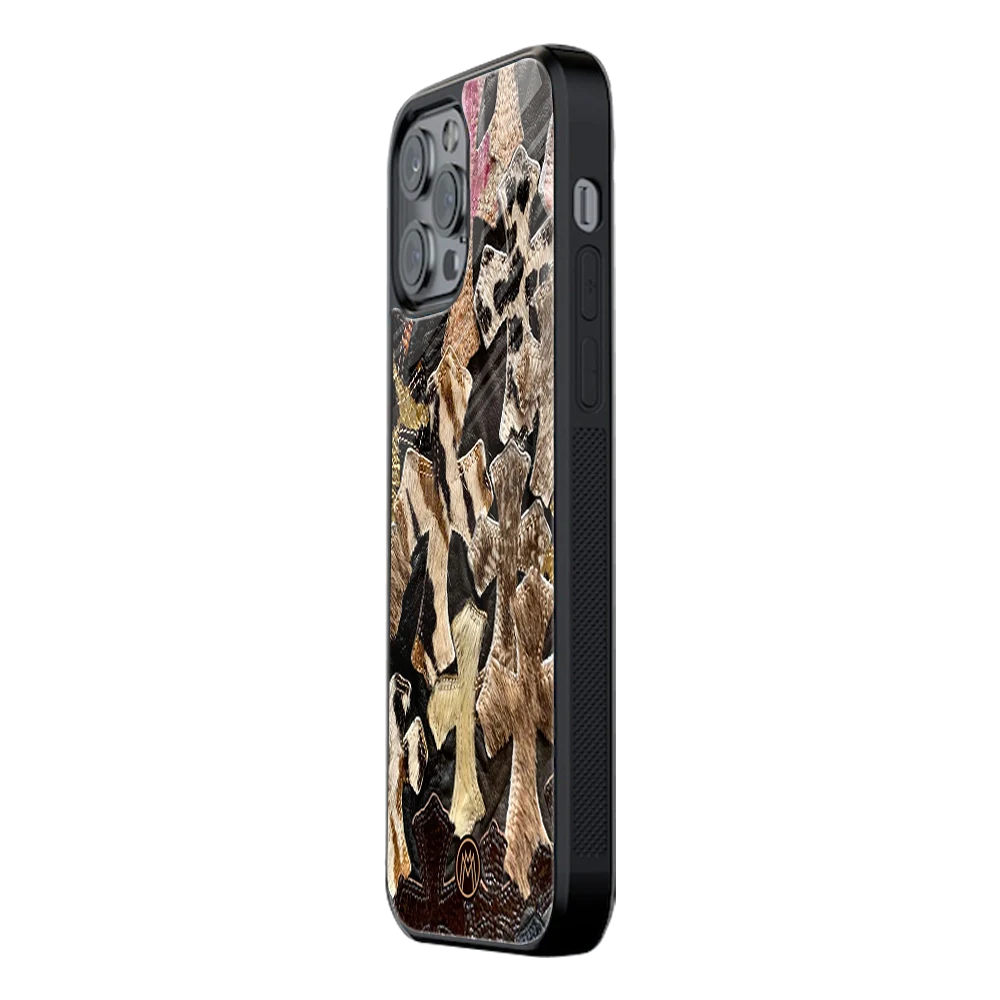 Slim Glass Back Phone Case for Multiple Brands iPhone, Samsung, Redmi, OnePlus, Oppo, Vivo