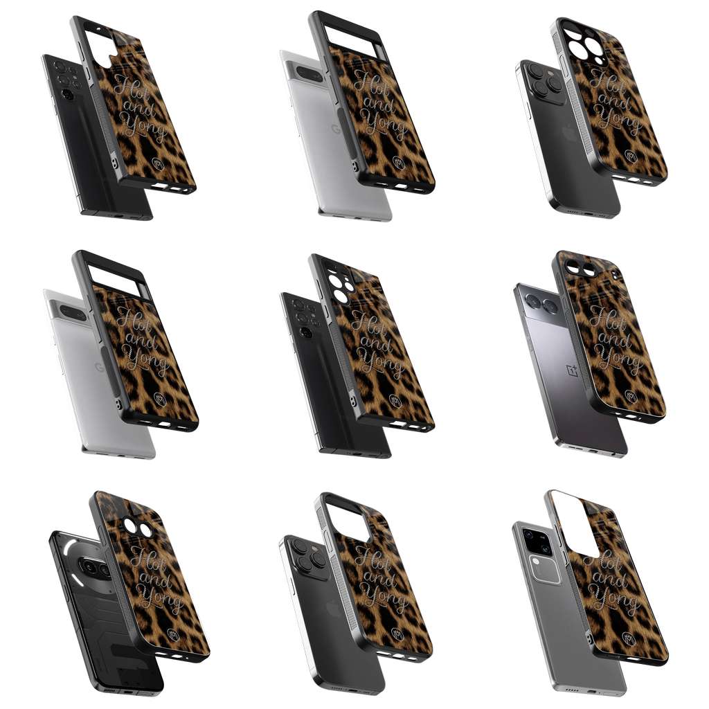 Durable Glass Back Mobile Case for iPhone, Samsung, OnePlus, Google Pixel, Redmi, Vivo, Oppo