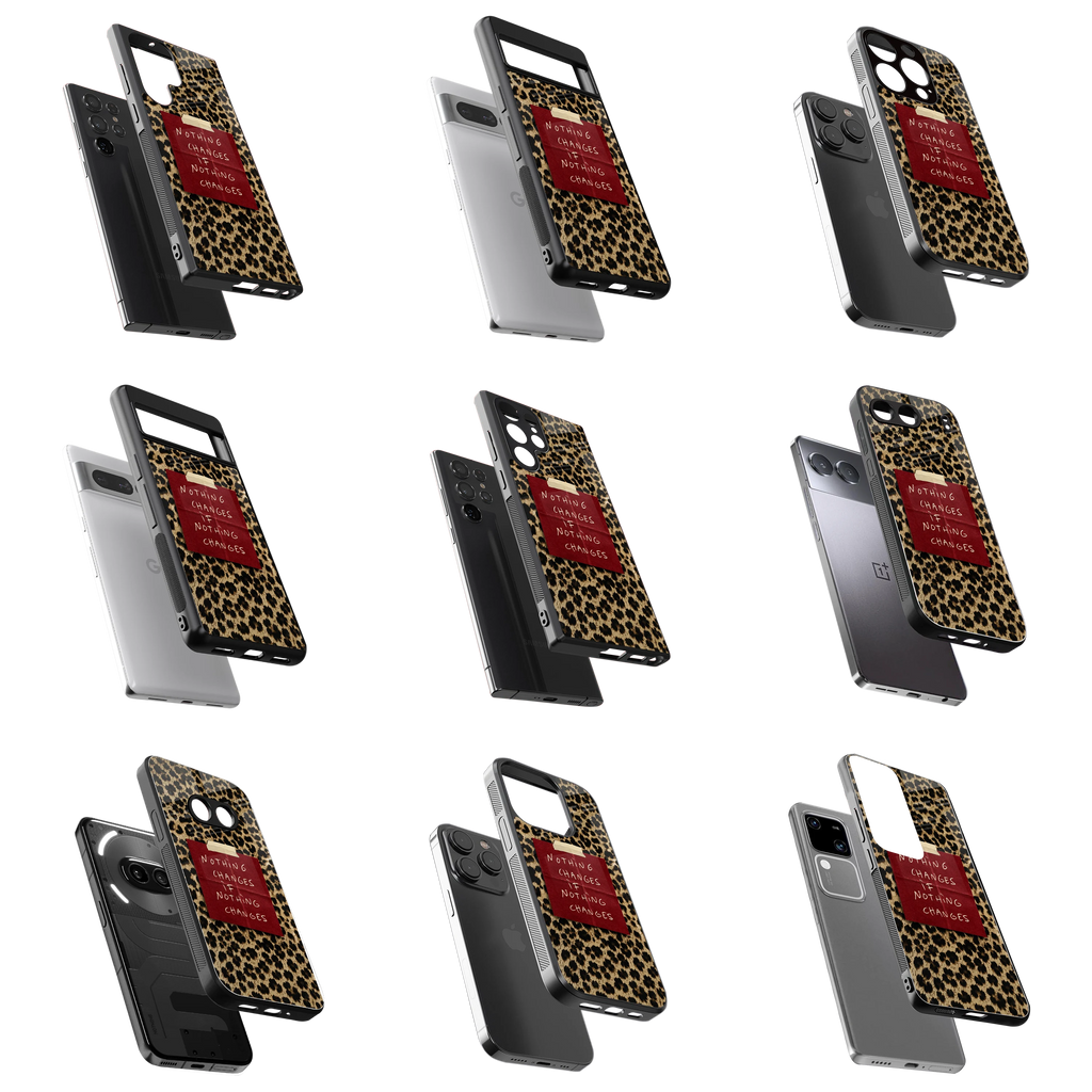 Durable Glass Back Mobile Case for iPhone, Samsung, OnePlus, Google Pixel, Redmi, Vivo, Oppo