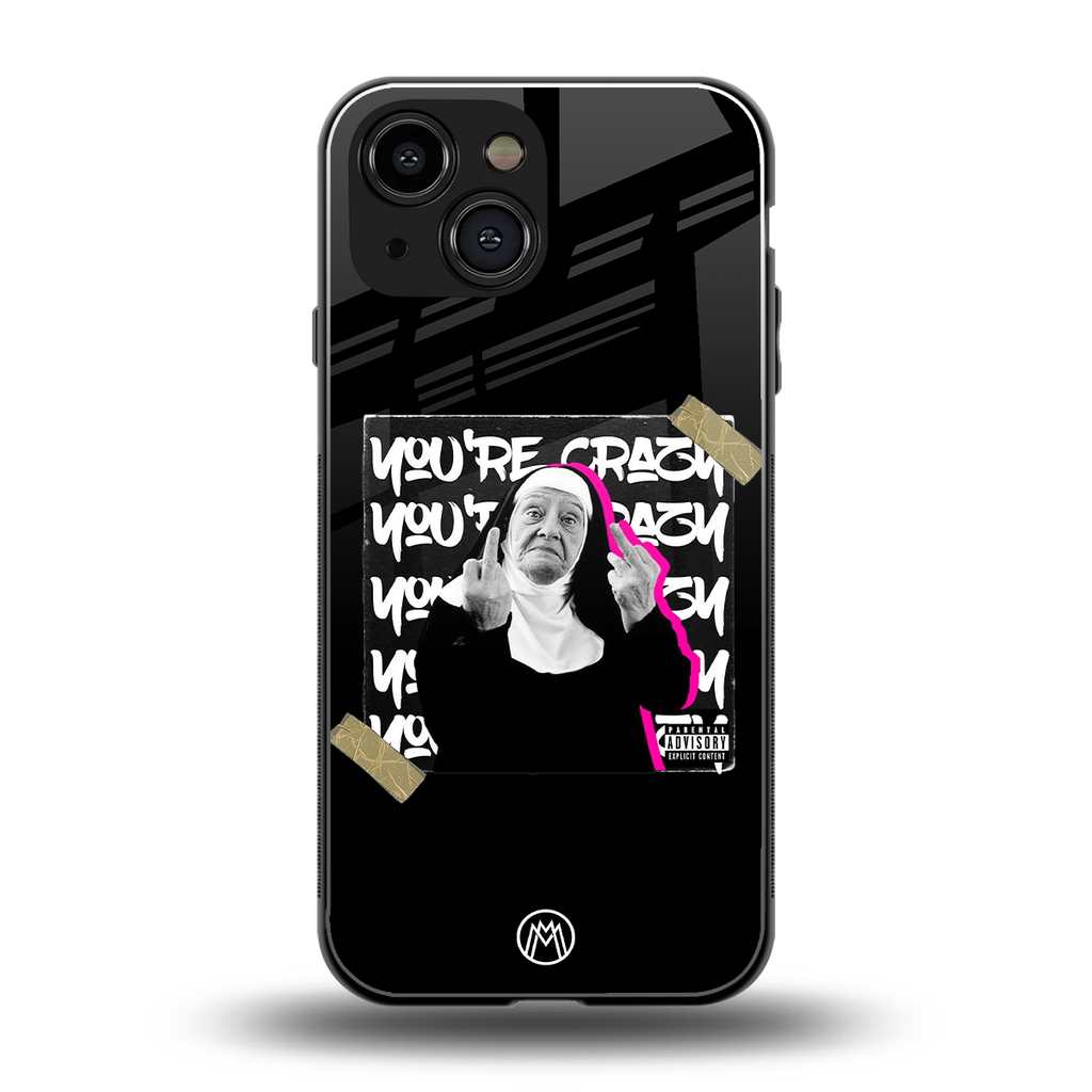 wild mind back phone cover | glass case for iphone 13 mini