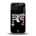 wild mind back phone cover | glass case for iphone 13 mini