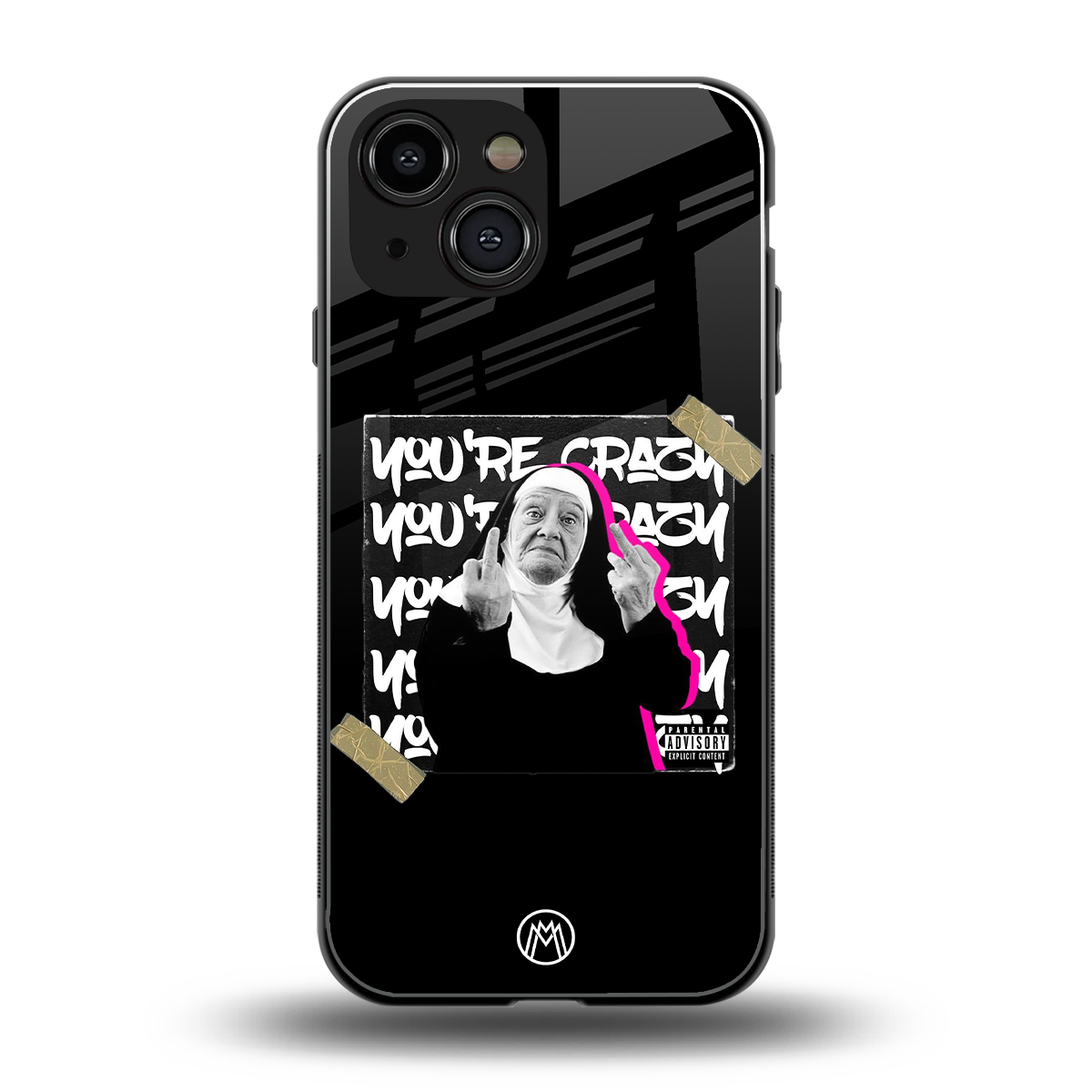 wild mind back phone cover | glass case for iphone 13 mini