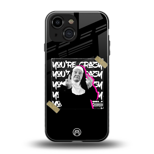 wild mind back phone cover | glass case for iphone 13 mini