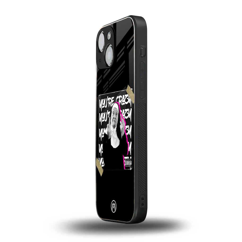 wild mind back phone cover | glass case for iphone 13 mini