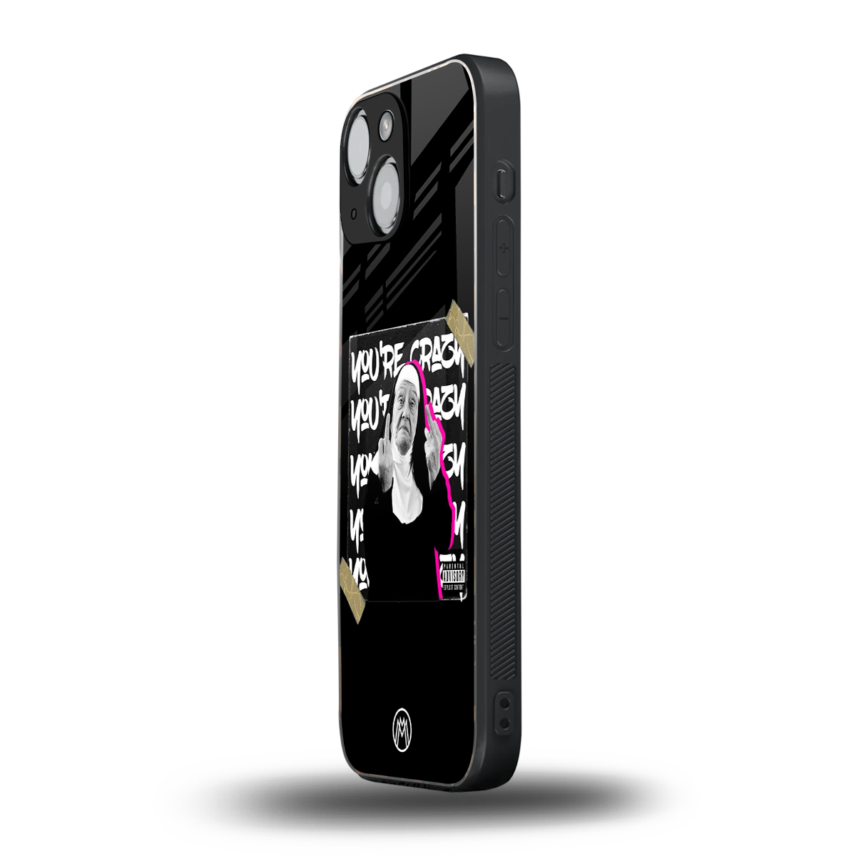 wild mind back phone cover | glass case for iphone 13 mini