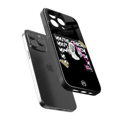 wild mind back phone cover | glass case for iphone 13 pro max