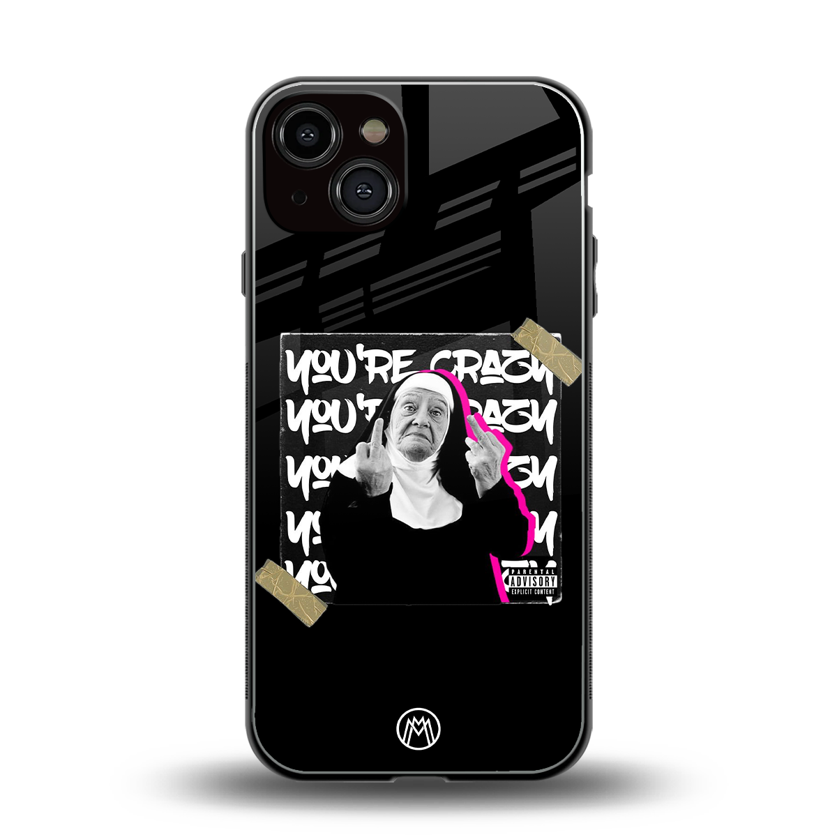 wild mind back phone cover | glass case for iphone 13