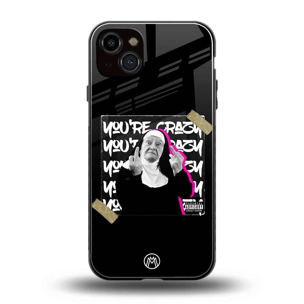 wild mind back phone cover | glass case for iphone 14 plus