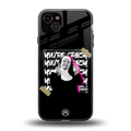 wild mind back phone cover | glass case for iphone 14 plus