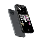 wild mind back phone cover | glass case for iphone 14 plus