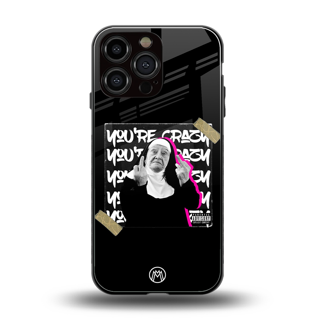wild mind back phone cover | glass case for iphone 14 pro max