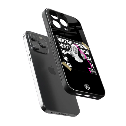 wild mind back phone cover | glass case for iphone 14 pro max