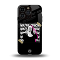 wild mind back phone cover | glass case for iphone 14 pro