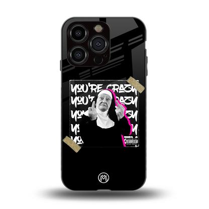 wild mind back phone cover | glass case for iphone 14 pro