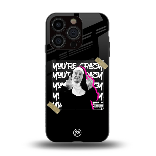 wild mind back phone cover | glass case for iphone 14 pro