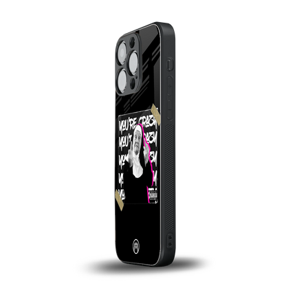 wild mind back phone cover | glass case for iphone 14 pro