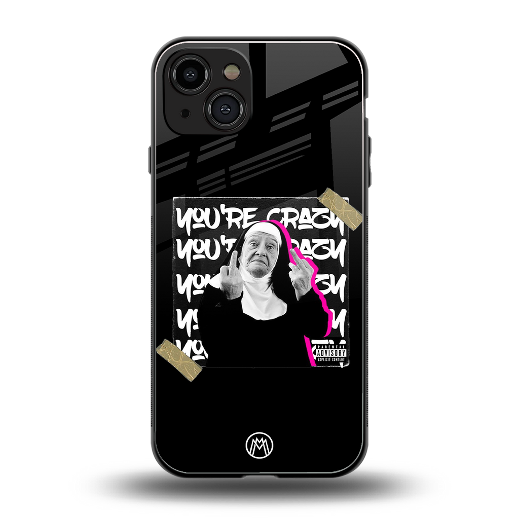 wild mind back phone cover | glass case for iphone 15