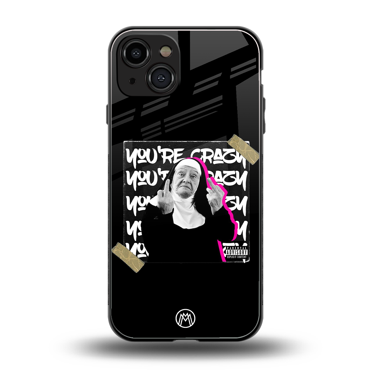 wild mind back phone cover | glass case for iphone 15