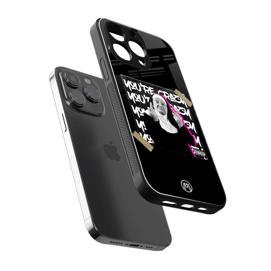 wild mind back phone cover | glass case for iphone 14 pro