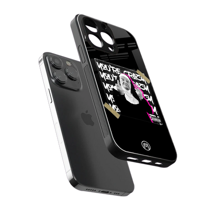 wild mind back phone cover | glass case for iphone 14 pro