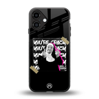 wild mind back phone cover | glass case for iphone 16 plus