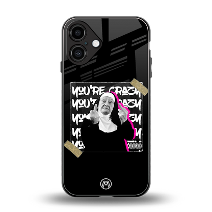 wild mind back phone cover | glass case for iphone 16 plus