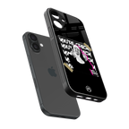 wild mind back phone cover | glass case for iphone 16 plus