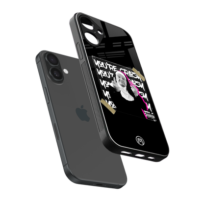 wild mind back phone cover | glass case for iphone 16 plus