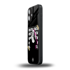 wild mind back phone cover | glass case for iphone 16 plus