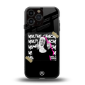 wild mind back phone cover | glass case for iphone 16 pro max