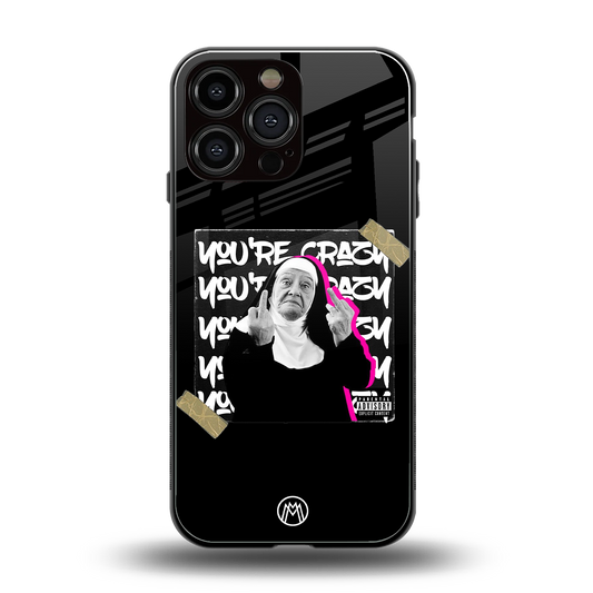 wild mind back phone cover | glass case for iphone 16 pro max