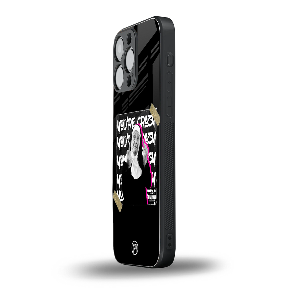 wild mind back phone cover | glass case for iphone 16 pro max