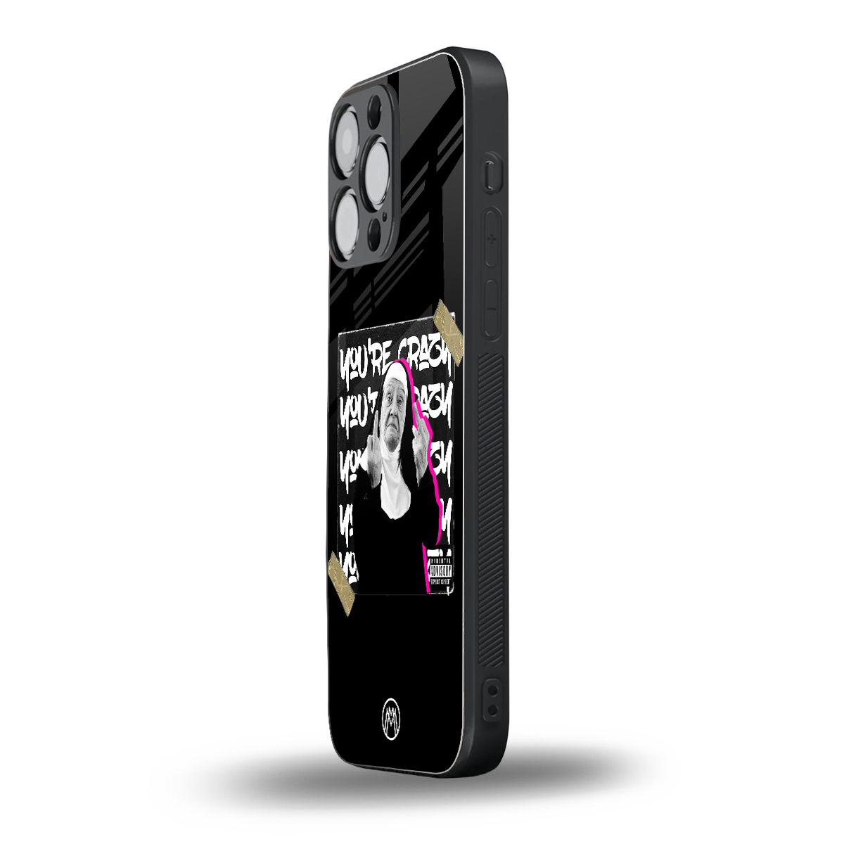 wild mind back phone cover | glass case for iphone 16 pro max