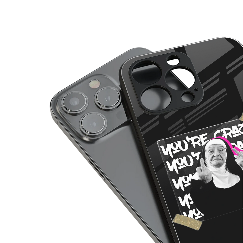 wild mind back phone cover | glass case for iphone 13 mini