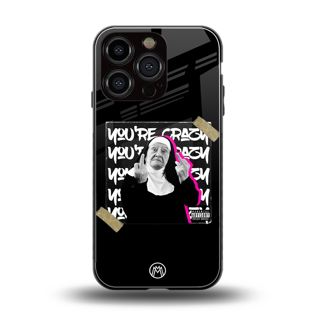 wild mind back phone cover | glass case for iphone 16 pro