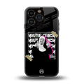 wild mind back phone cover | glass case for iphone 16 pro