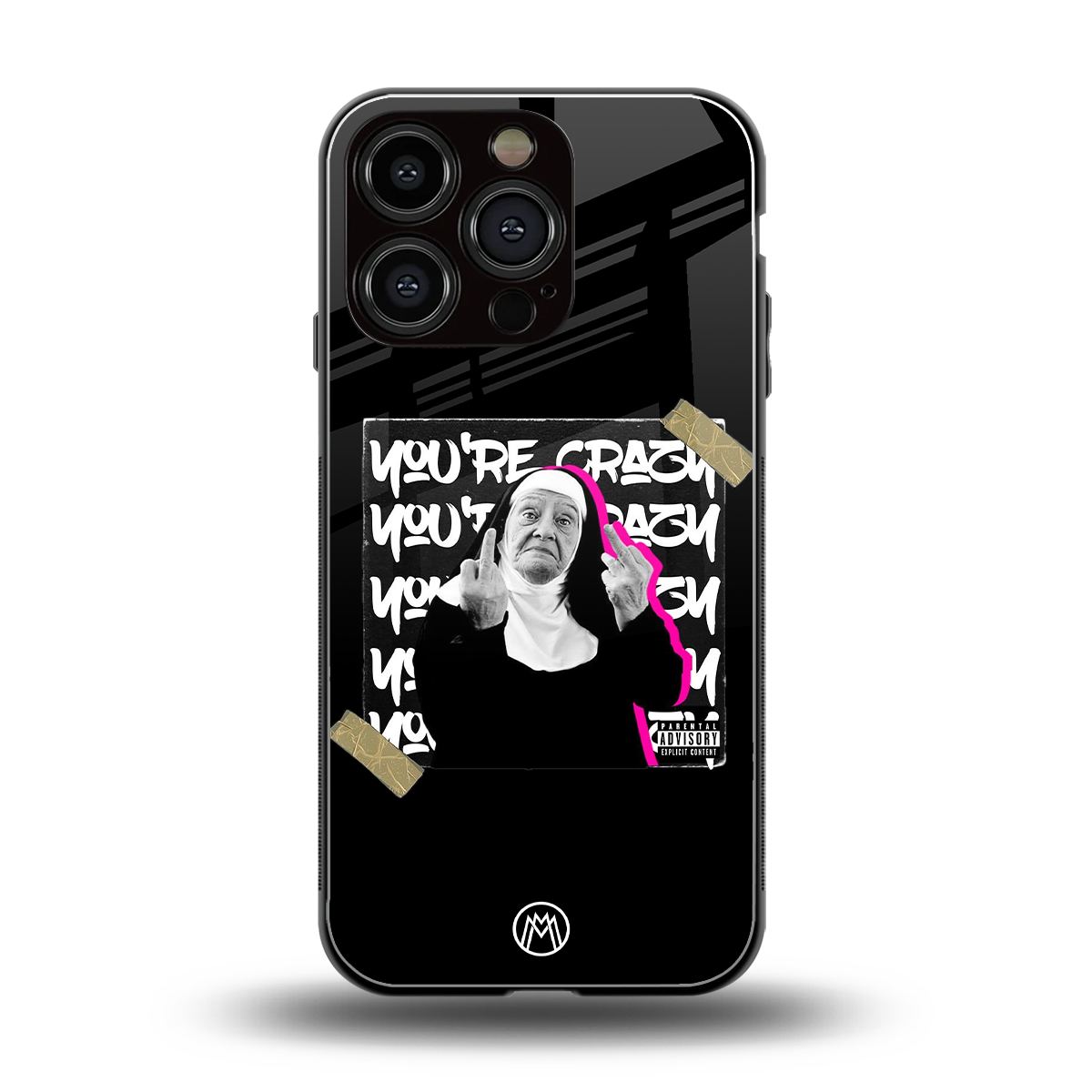 wild mind back phone cover | glass case for iphone 16 pro