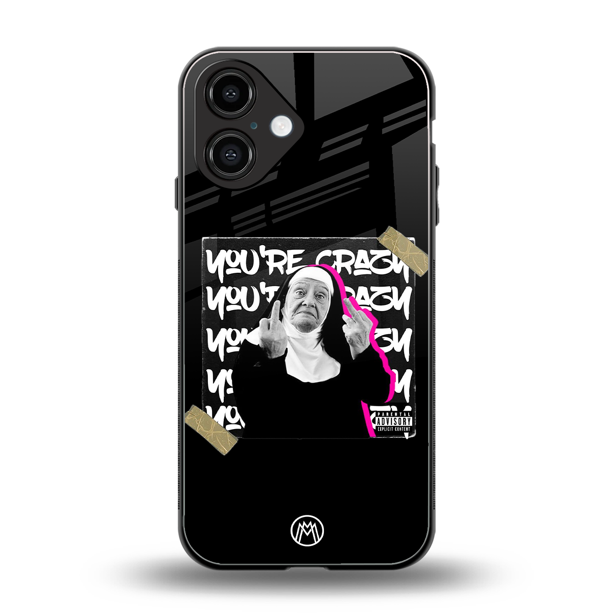 wild mind back phone cover | glass case for iphone 16