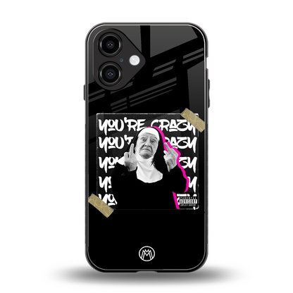 wild mind back phone cover | glass case for iphone 16