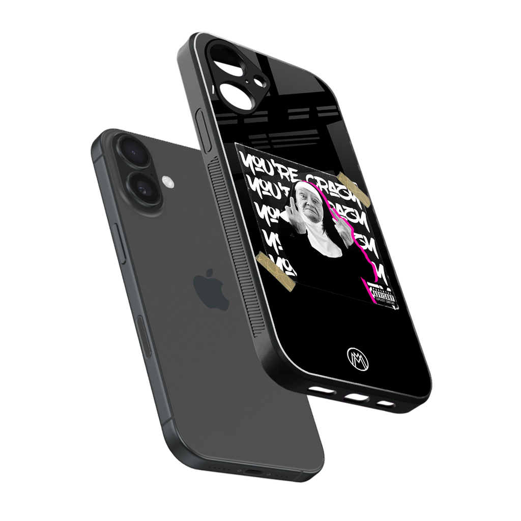 wild mind back phone cover | glass case for iphone 16