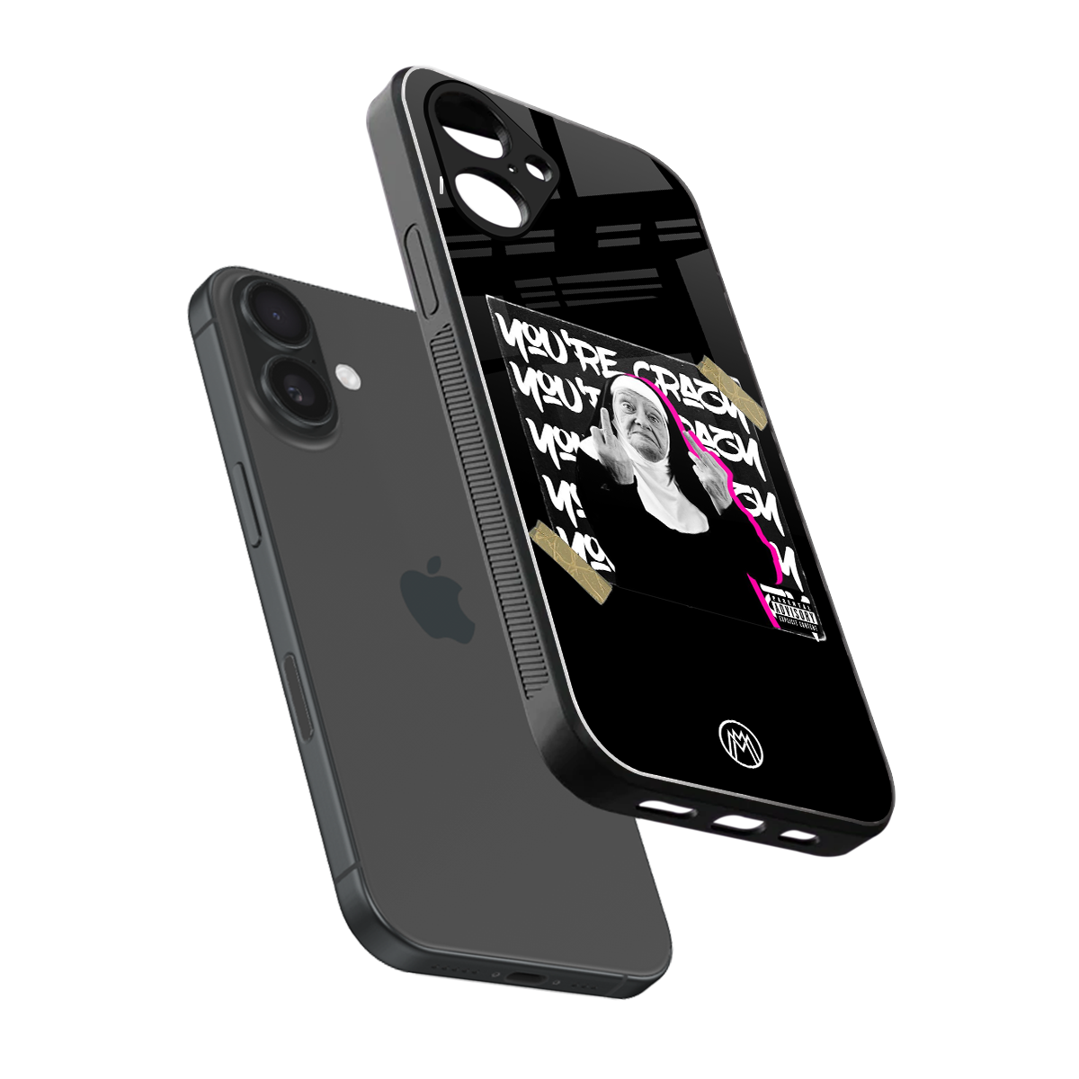wild mind back phone cover | glass case for iphone 16