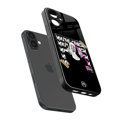 wild mind back phone cover | glass case for iphone 16